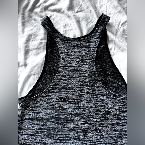 ARITZIA WILFRED FREE Burnette Tank Swing Top Racerback Black & Gray Marled Med - Picture 9 of 15